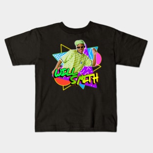 Will Smith // Fresh Prince Retro 90s FanArt Kids T-Shirt